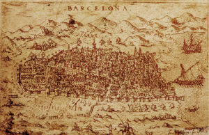 Cosa Visitare a Barcellona antica mappa di Barcellona - spagna.it- fonte wikipedia.org